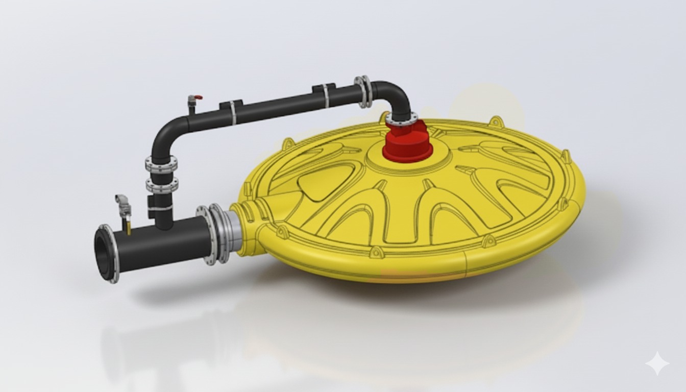Compact Design with Submersible in Turret